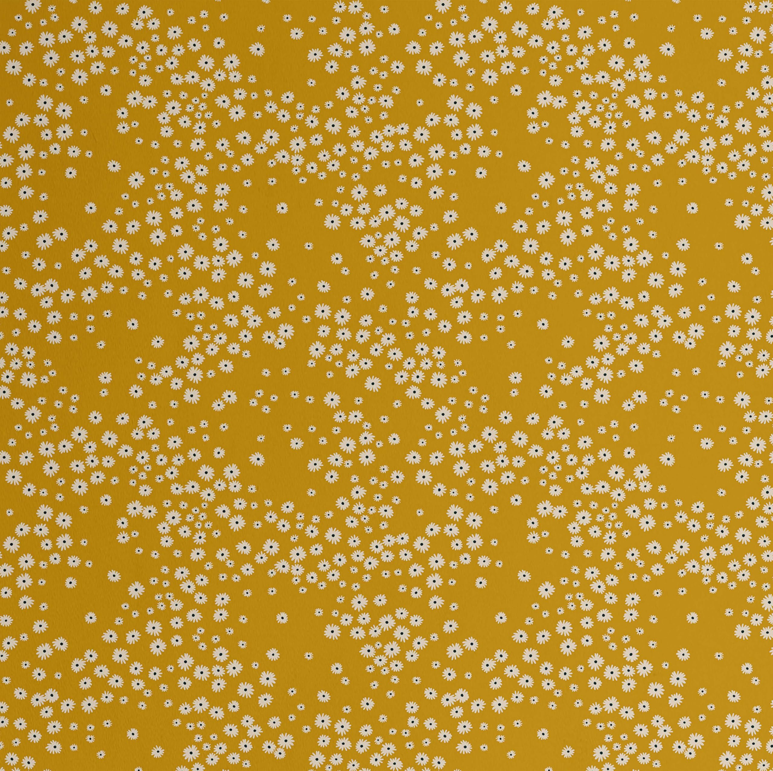 Papier peint vinyle autocollant amovible et imperméable chic fleurs