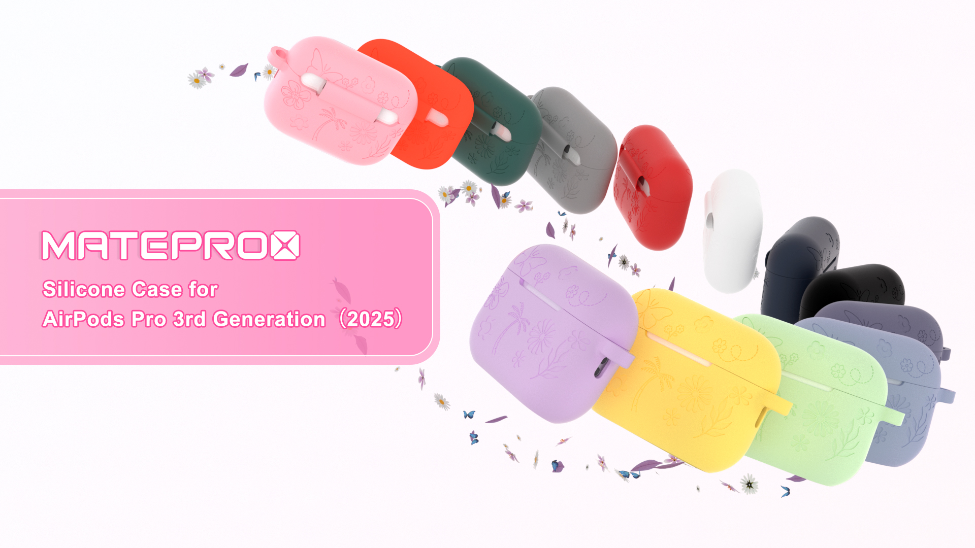 Amazon.com: MATEPROX Flower Design Compatible with AirPods Pro 3