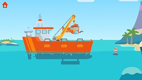 Dinosaur Ocean Explorer - Research vessel games for kids