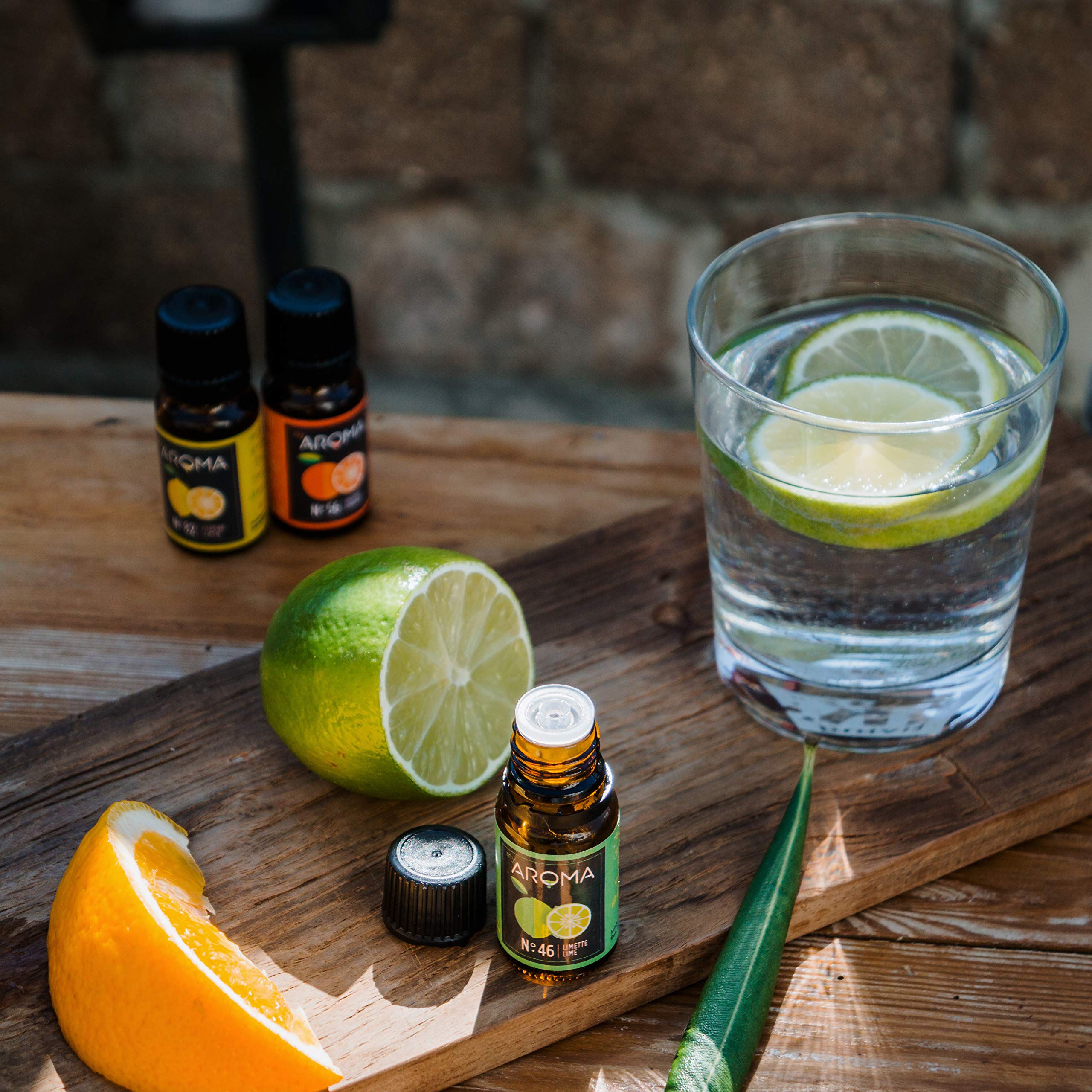 myAROMA Flavour Drops – cytryna 10 ml, krople smakowe bez cukru, bez kalorii i wegański, naturalny aromat spożywczy bez sztucznych barwników do pieczenia, jedzenia i picia, nr 82