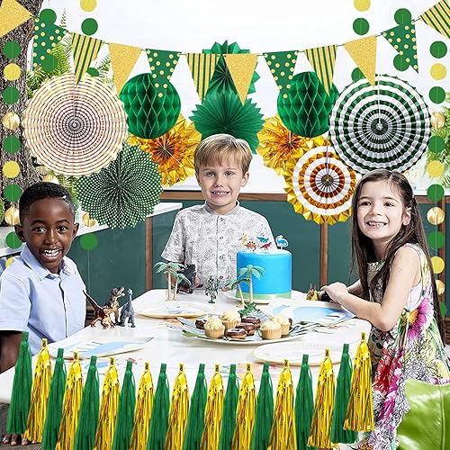 Miniatura 4 de Decoraciones de fiesta para fanáticos de papel, banderines de papel con purpurina, banderines triangulares, guirnalda de borlas, suministros de