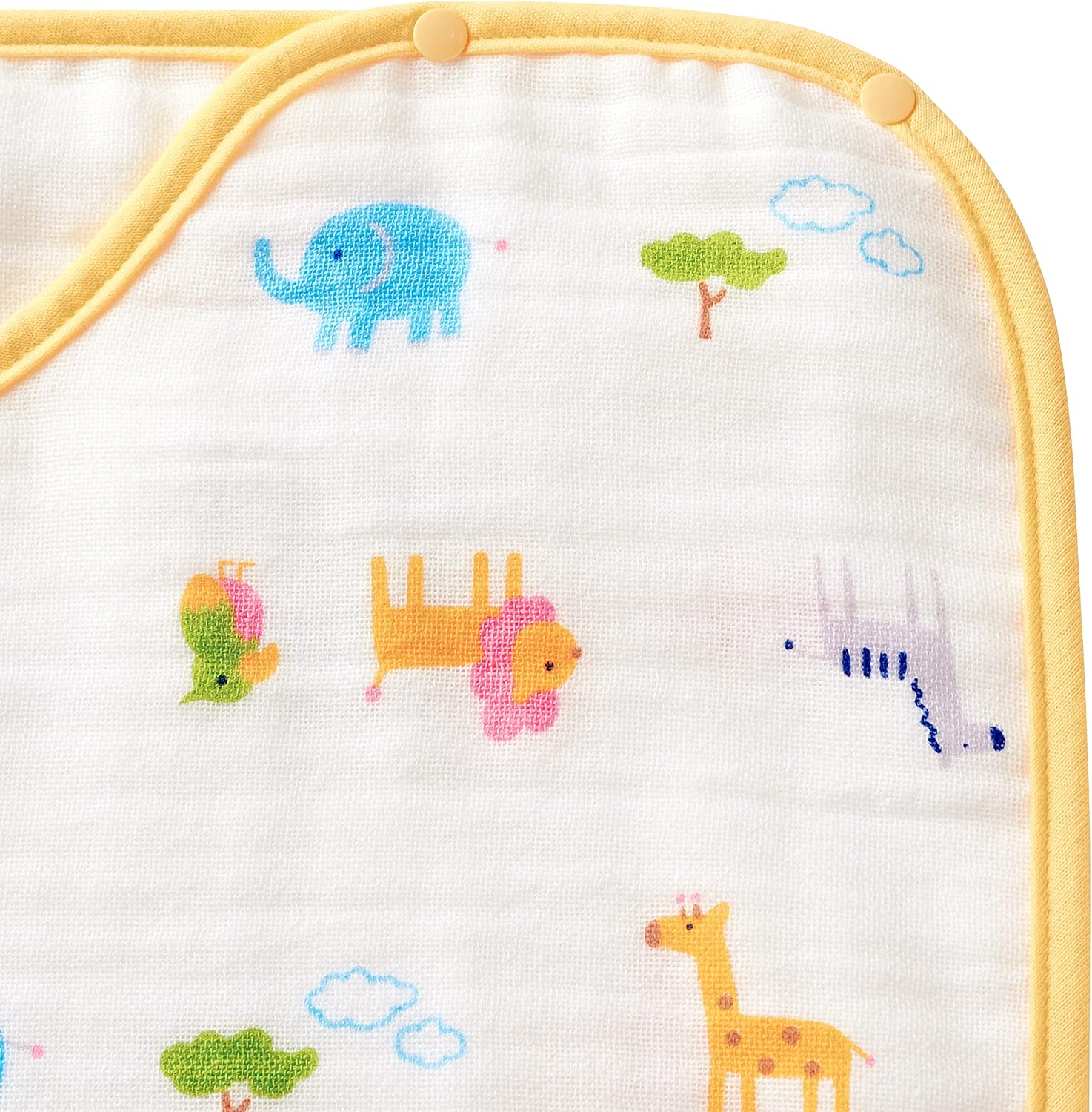 Miki House 46-8357-494 Gauze Sleeper, Triple-Weave Gauze, 100% Cotton, Made in Japan, Keeps You Cool from Sleeping