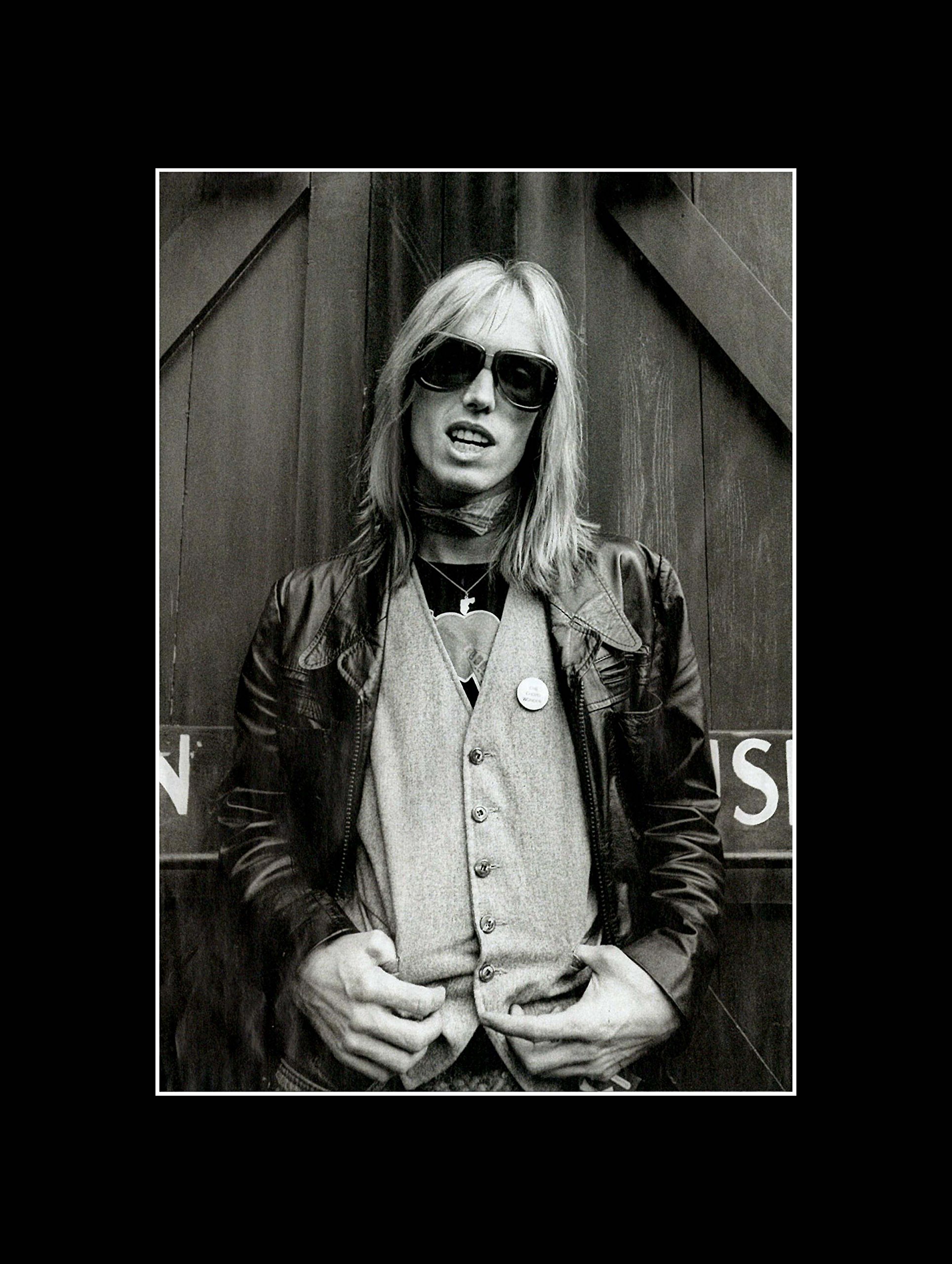 Tom Petty And The Heartbreakers - Black & White Portrait Mini