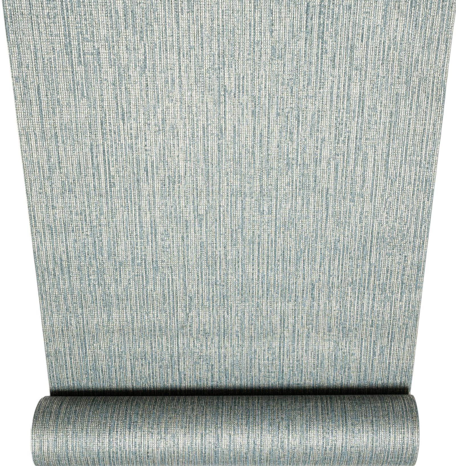 SOPHIE LAURENCE Plain Green Textured Wallpaper – Gold Metallic Shimmer, Paste-the-Wall Vinyl, Free Match (53 cm × 10.05 m)