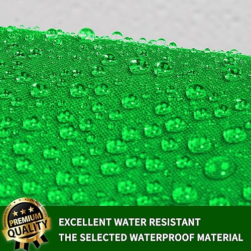 Miniatura 4 de XIFAN Bandera verde sólida de nailon de alta calidad de 3 x 5 para exteriores, banderas verdes lisas de nailon 210D de doble cara, la bandera de