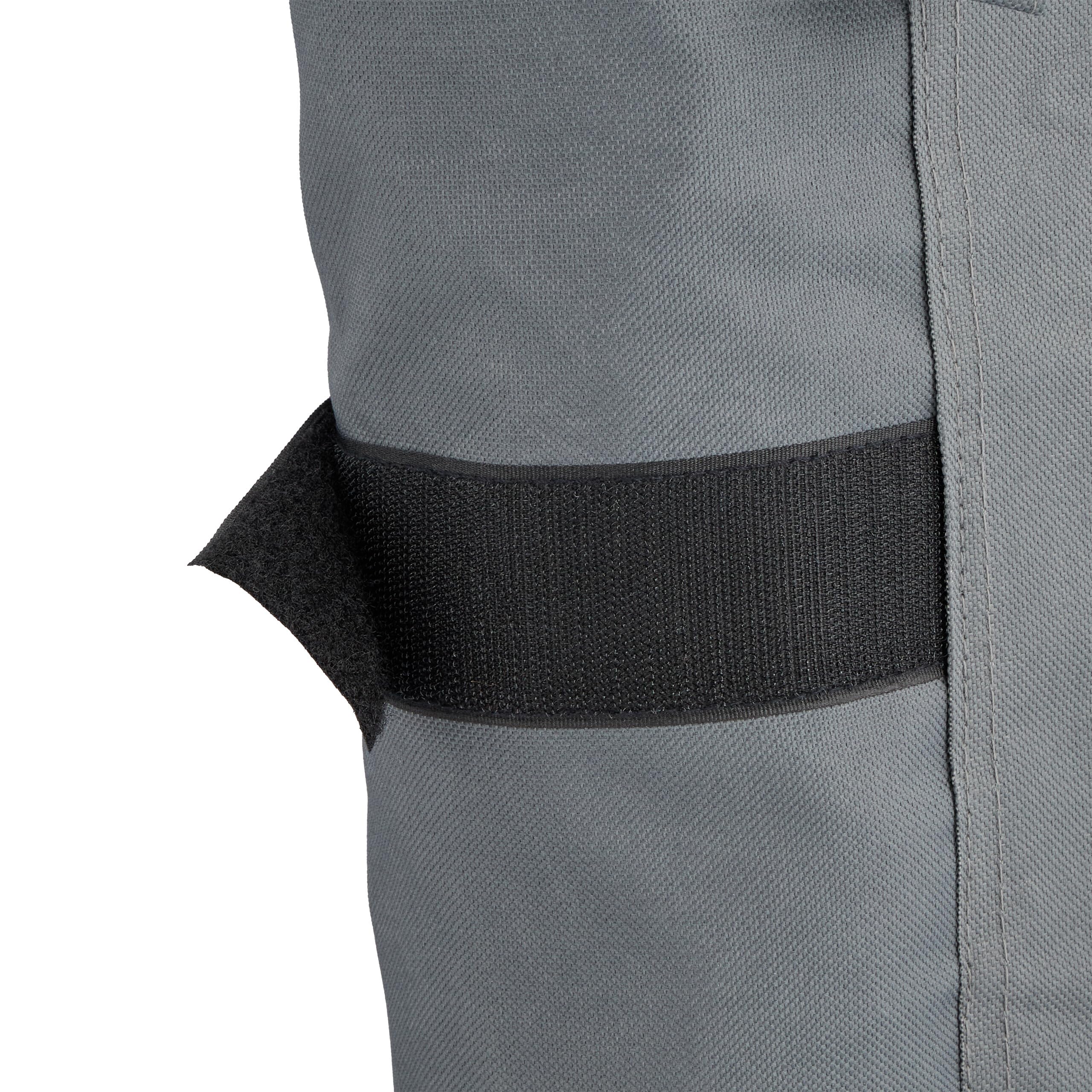 Relaxdays Peso per Gazebo, Set da 4, Sacchi in Tessuto Oxford da Riempire con Sabbia, Zavorre per Padiglione, Grigio
