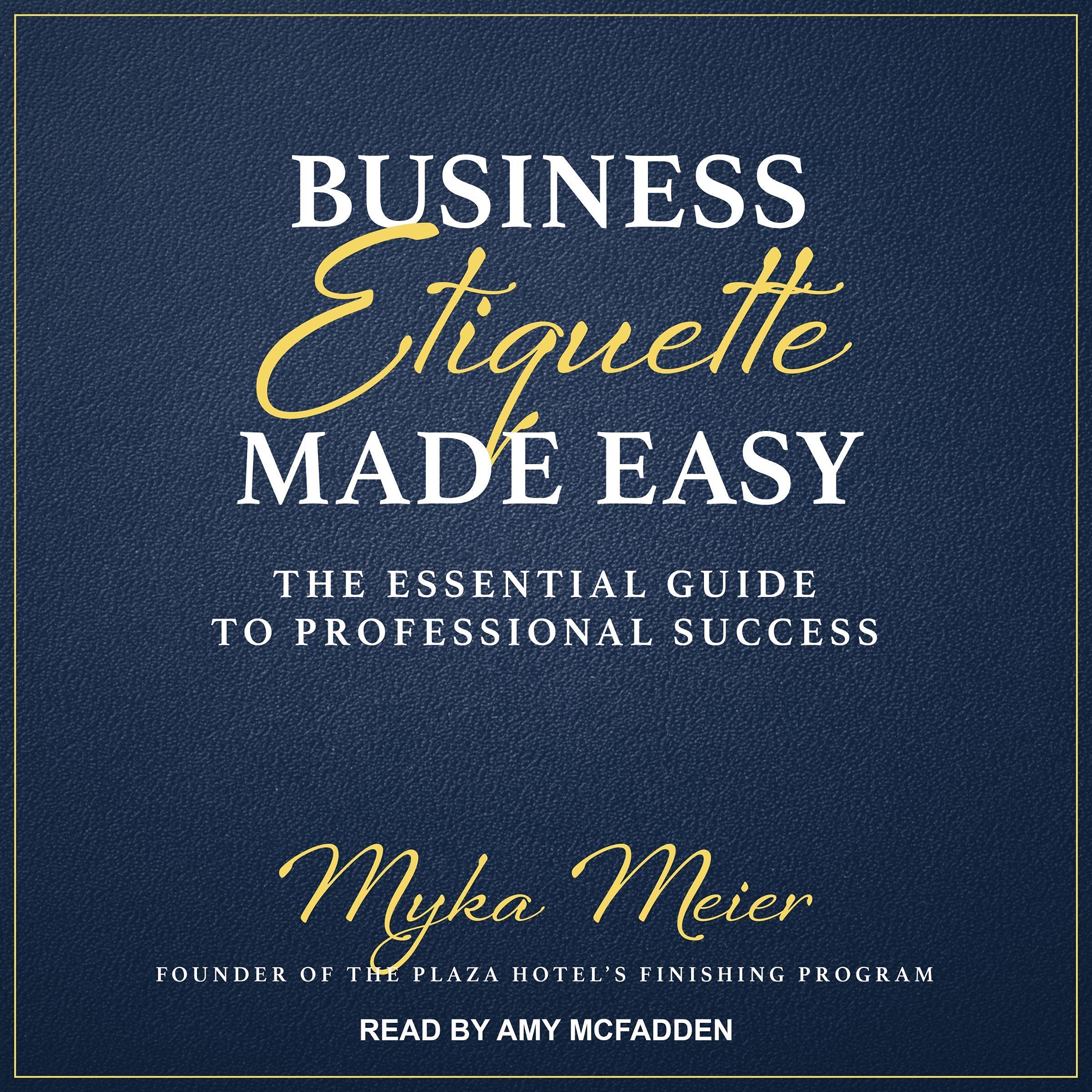 Cover art for Business Etiquette Made Easy