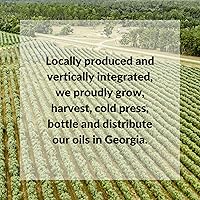 Vista 5 de Fresh Press Farms Aceite de girasol virgen extra prensado en frío, 33.8 onzas líquidas, alto oleico, cultivado en Georgia, 100% hecho en Estados