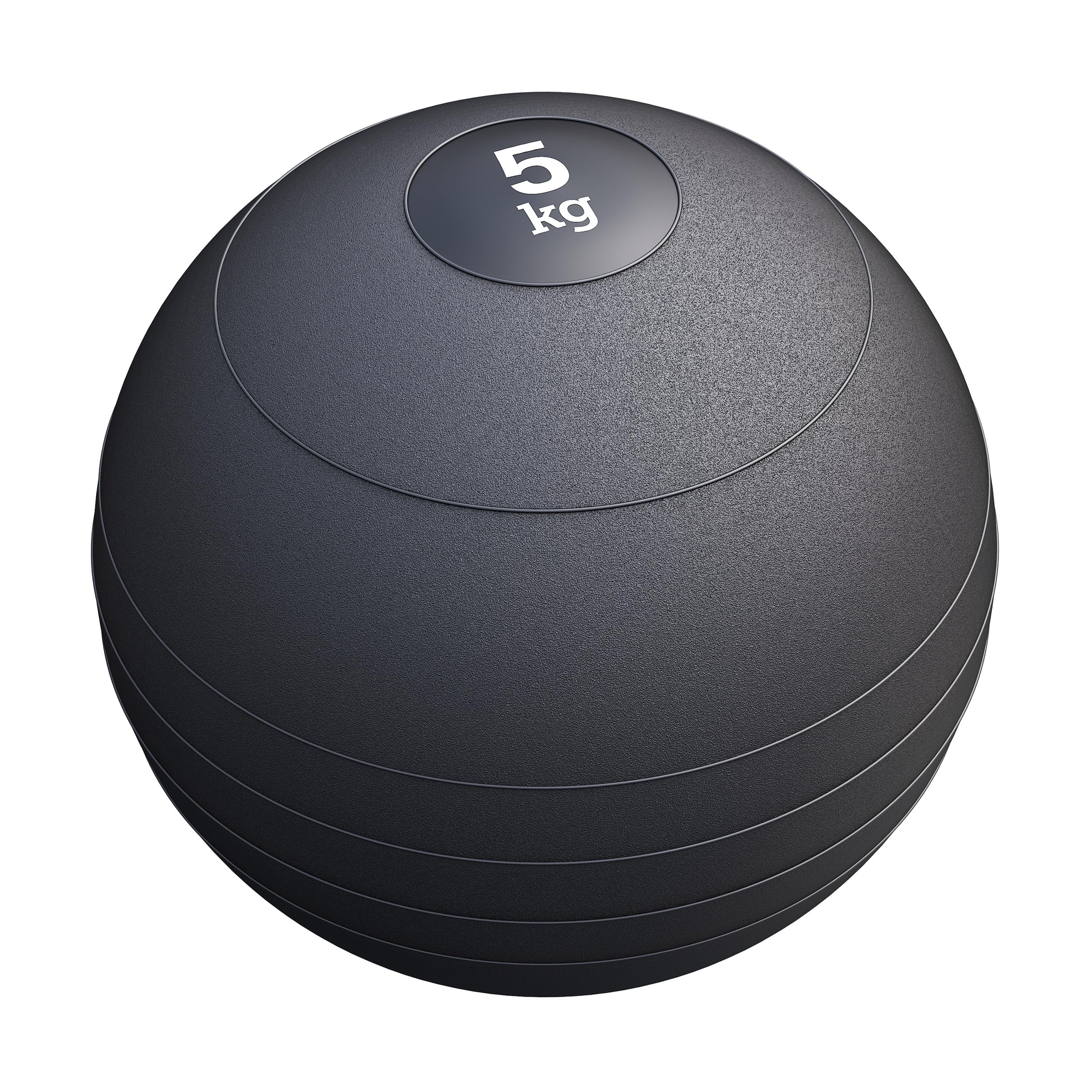 Gorilla Sports® Slam Ball - 3kg, 5kg, 7kg, 10kg, 15kg, 20kg Poids, Individuel/Ensemble, Antidérapante, Noir - Medecine Ball, Balles de Poids, Musculation, pour Fitness, Gym, Domicile, Entraînement