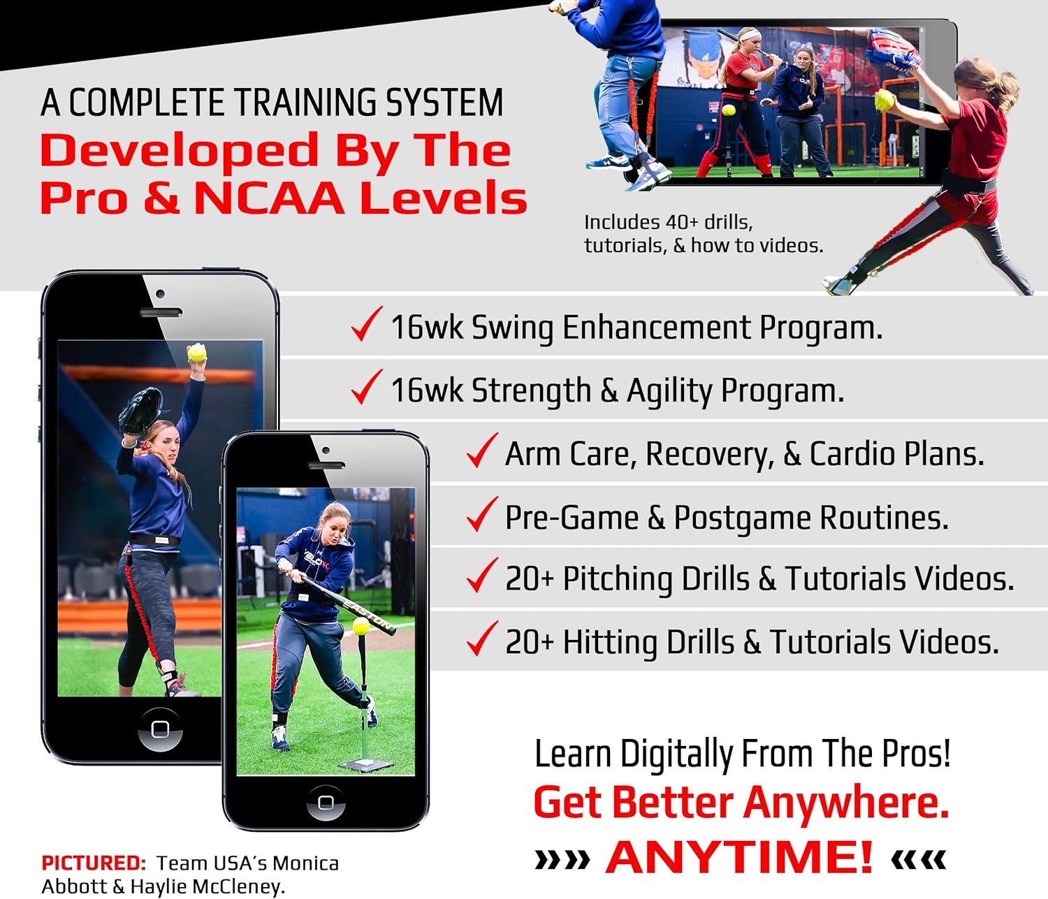 VPX Softball Training Harness | Adds 4-6MPH of Velocity & Power Quickly | Improves Swing, Batting, & Pitching Mechanics | Hitters, Pitchers, & Catchers | Fastpitch, Slowpitch, Youth, Mens, Girls, Kids : Sports & Outdoors