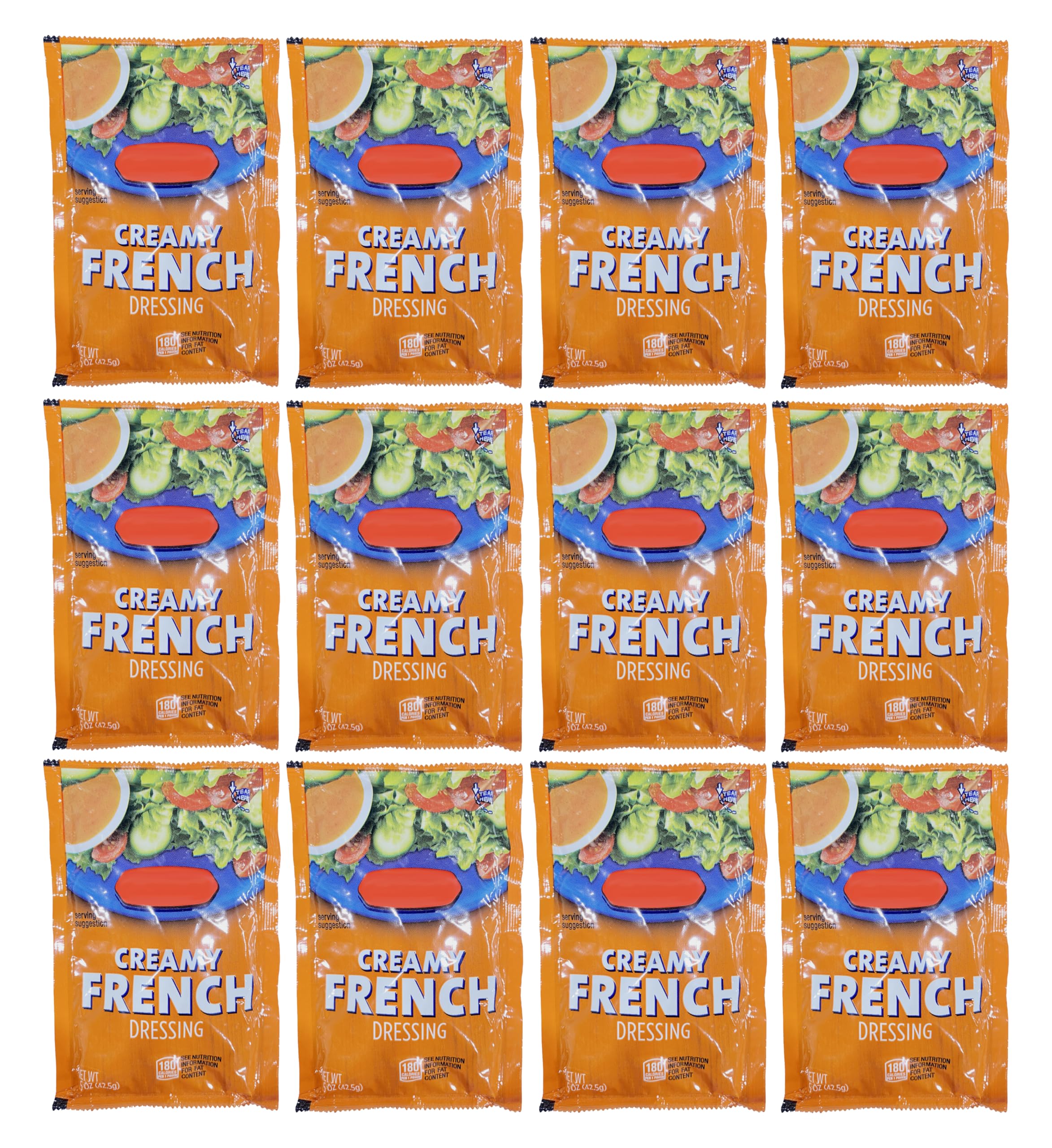 Dressing Packets 1.5 oz. | Pack of 12 | (Creamy French)