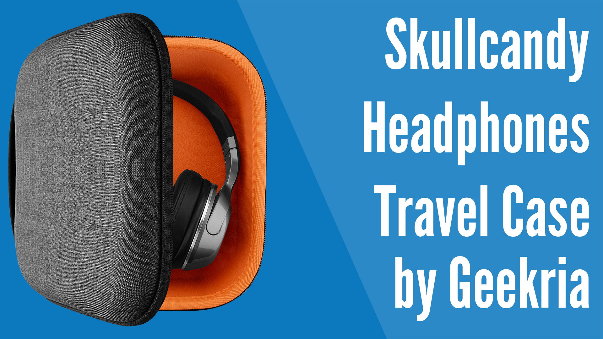 Geekria éétui Pour Casque Skullcandy Crusher Wireless, Hesh 3, Crusher ANC, Crusher 360, Riff, Coque De Protection De Voyage, étui Housse De Transport