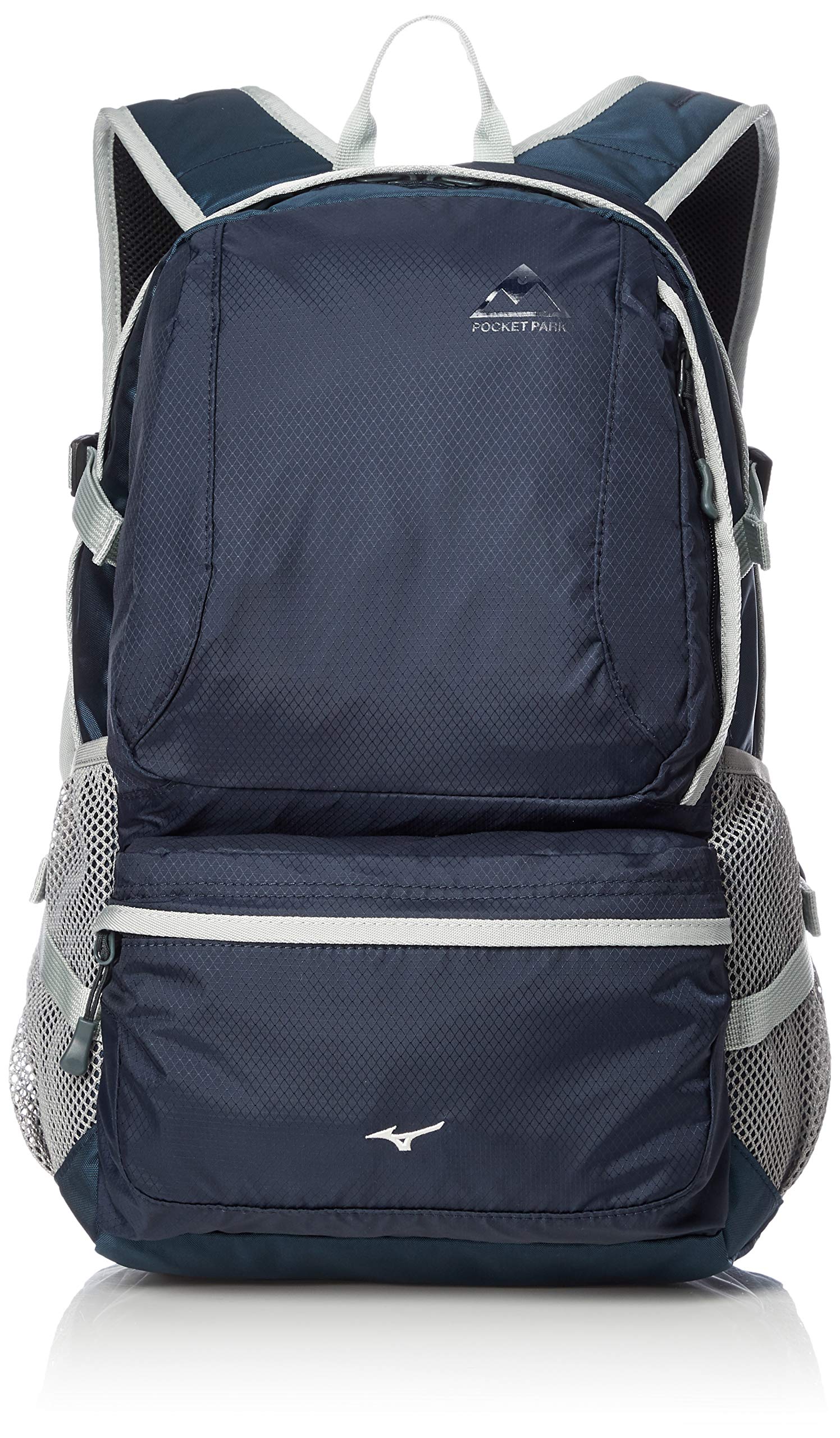 [ミズノ] POCKET PARK バックパック 25L 約 ネイビー×グレー Amazon.co.jp: [ミズノ] POCKET PARK バックパック 25L 約 ネイビー