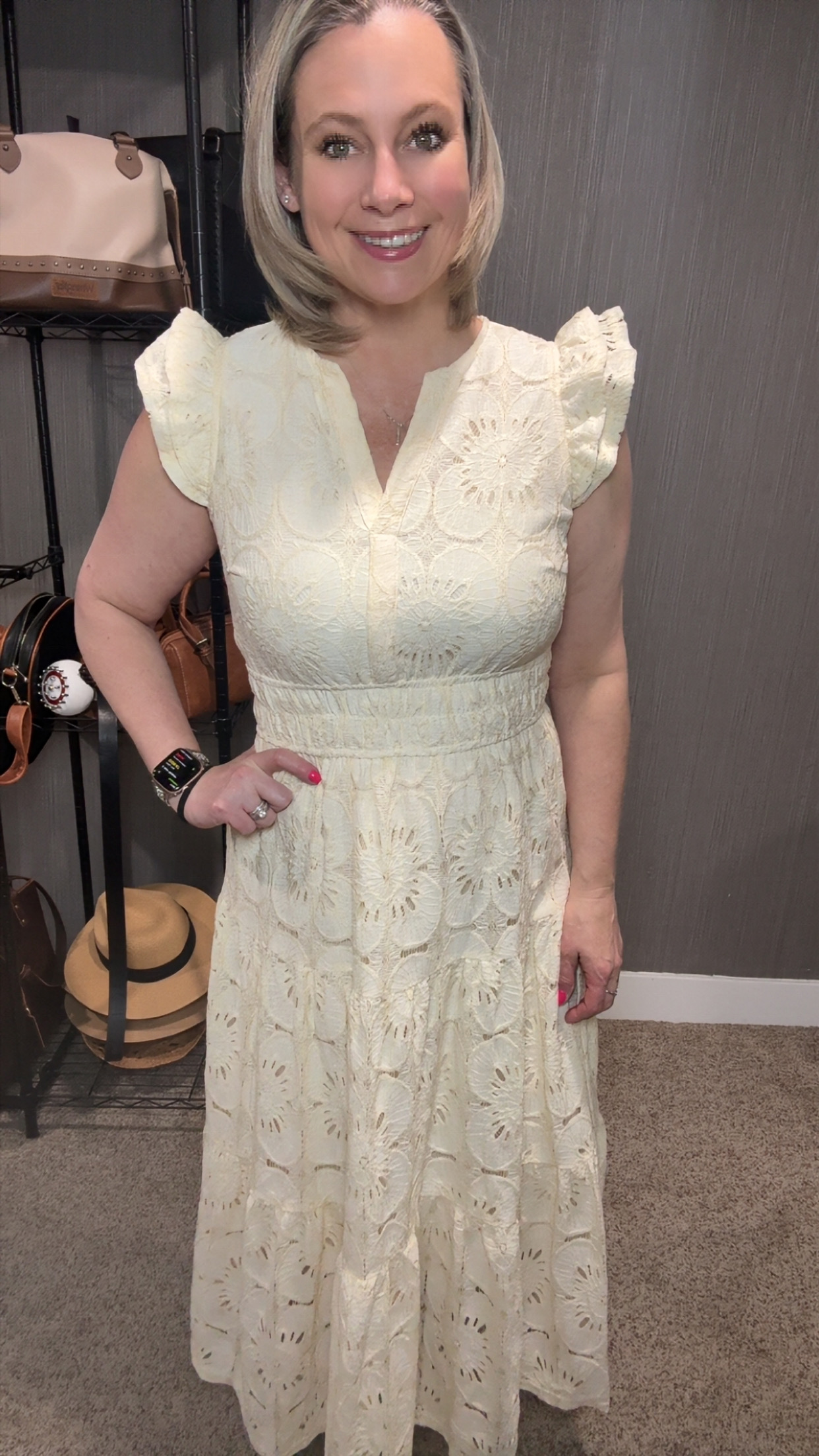 Watch I love the gorgeous floral details in this dress! on Amazon Live