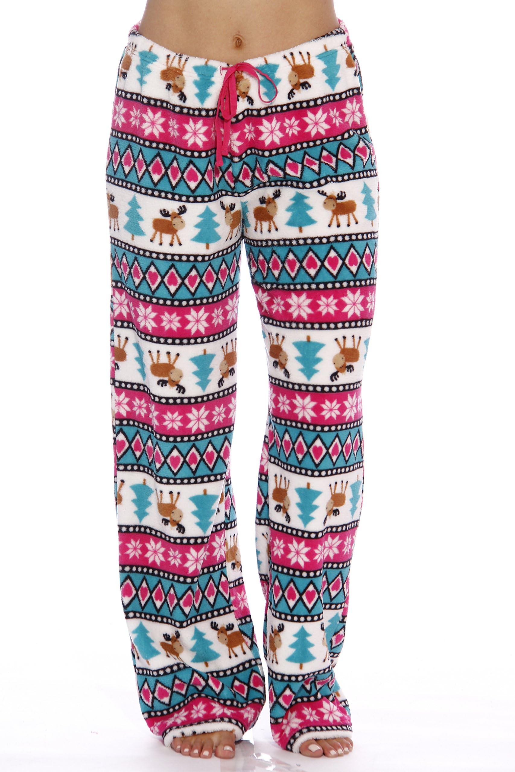Womens Plush Pajama Pants