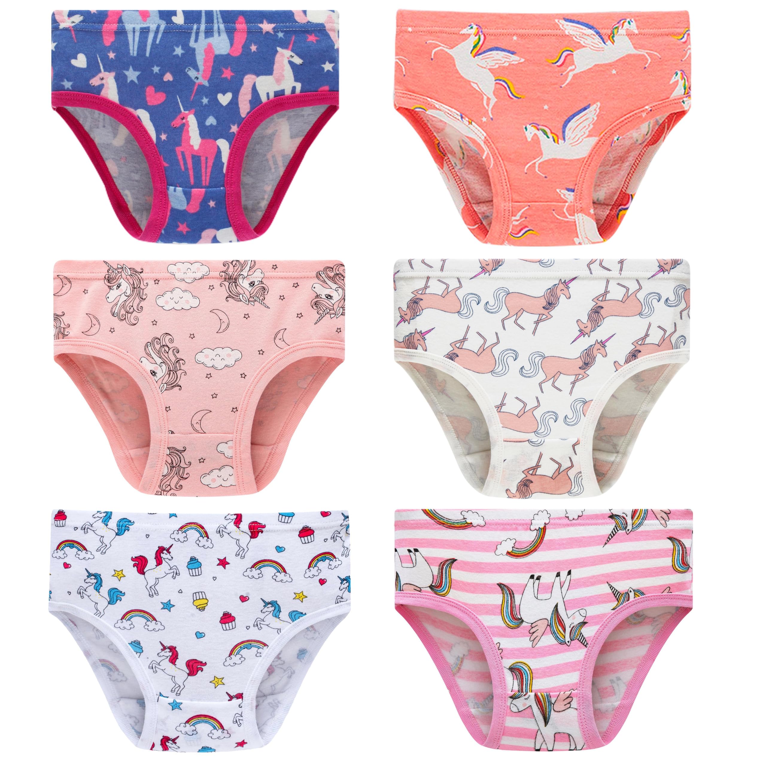Cadidi Dinos Girls Soft Cotton Breathable Underwear