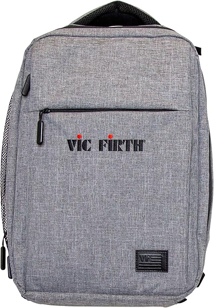 grey travel backpack