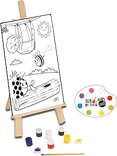 Nig Brinquedos Kit de Pintura Infantil com Cavalete Luciano Martins