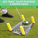 GoSports Golf HEX Track Swing Path Guide - Fix Slices, Hooks and More gallery image