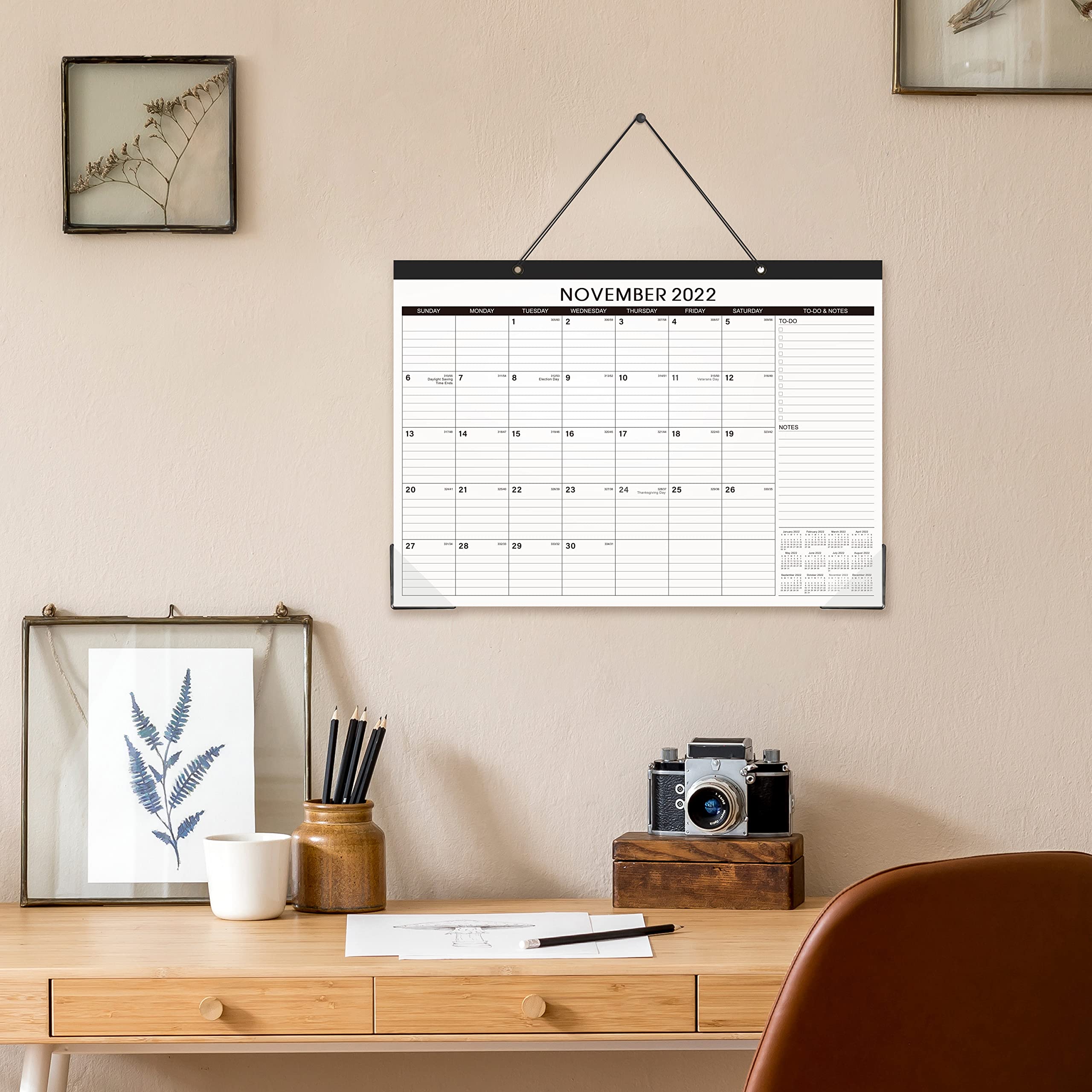 Buy Desk Calendar 2022 2023 18 Monthly Large Calendar 2022 2023 Jul 
