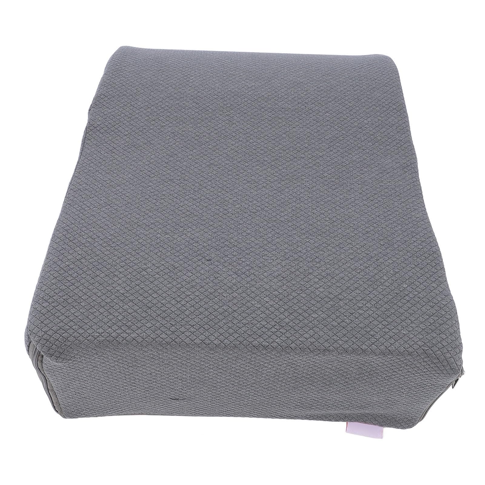 Almohada de elevación de piernas, cuña de Espuma viscoelástica de Dos piernas para Ancianos, Mujeres Embarazadas, Cama para Dormir en Forma de S