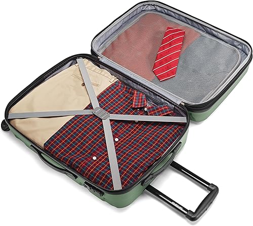 Vista 45 de Samsonite Omni PC - Maleta extensible rígida, verde azulado