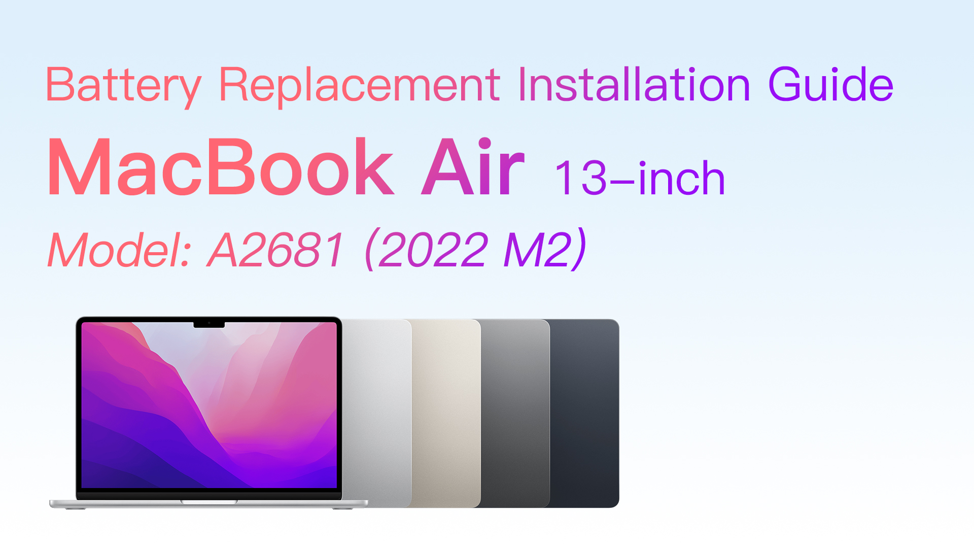 Amazon.com: ASMARK Battery Replacement for MacBook Air A2681(M2