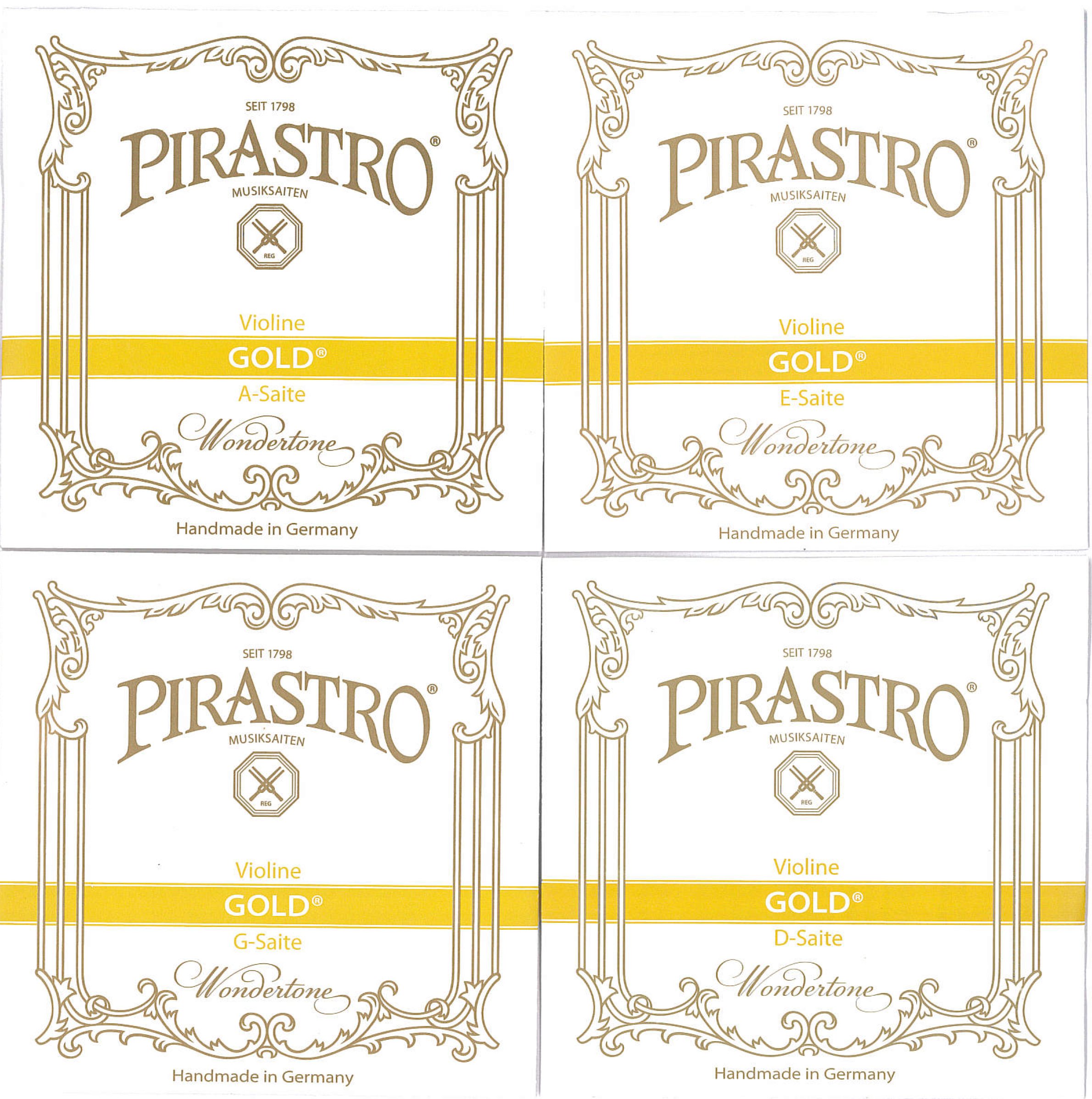 Amazon.co.jp: PIRASTROGold ゴールド バイオリン弦 EADGセット E線