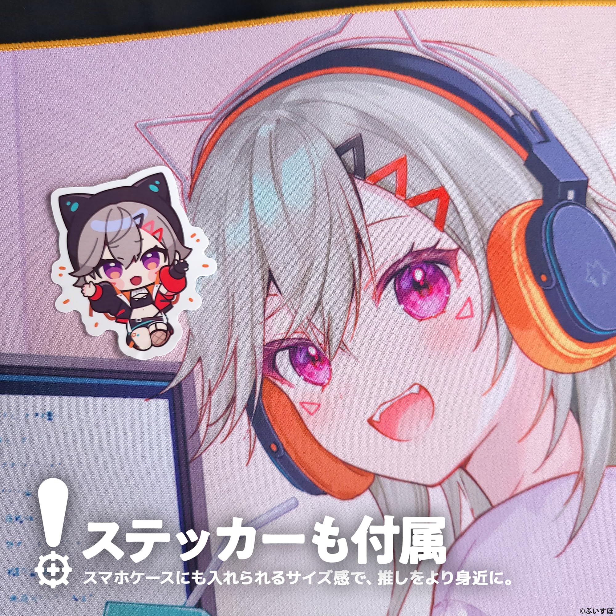 ぶいすぽ　ガラスマウスパッド　花芽すみれ 駿河屋 -<中古>花芽すみれ VSPO! GEAR ガラスマウスパッド