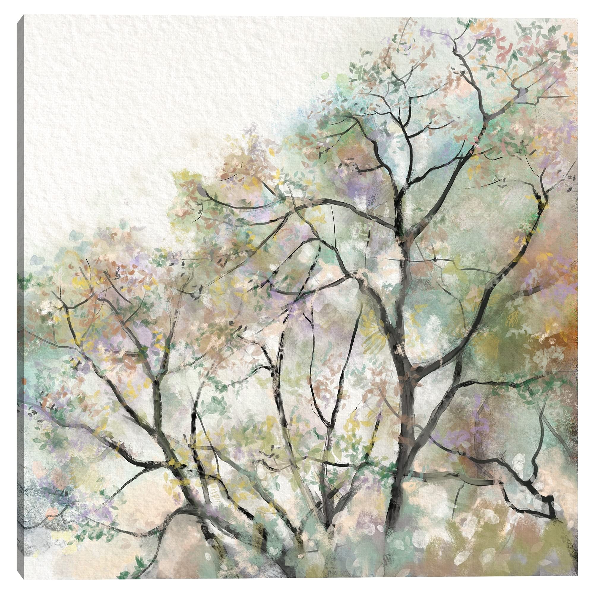 Unknown1Summer Daydream Studio Arts Canvas Art Print Multi Color Modern Contemporary Square Wood