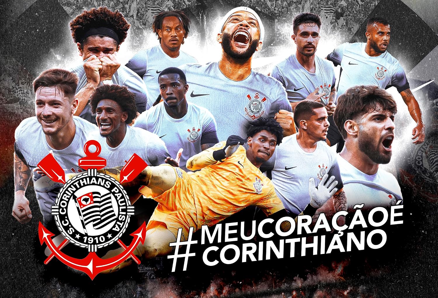 Corinthians, Quebra cabeça time Corinthians, 200 peças, Mimo brinquedos