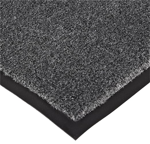 Notrax - 130S0035CH 130 Sabre Decalon Entrance Mat, for Entranceways and Light to Medium Traffic Areas, 3' Width x 5' Length x 5/16" Thickness, Charcoal