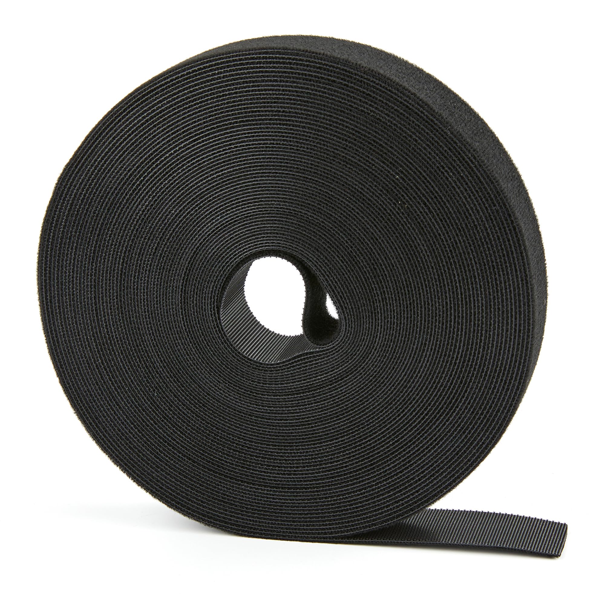 60 ft x 3/4 inch Hook and Loop Roll, Reusable Fastening Cable Ties, Multi-Purpose Cable Management Wire Ties Cable Straps for Organizing Home, Office and Data Centers