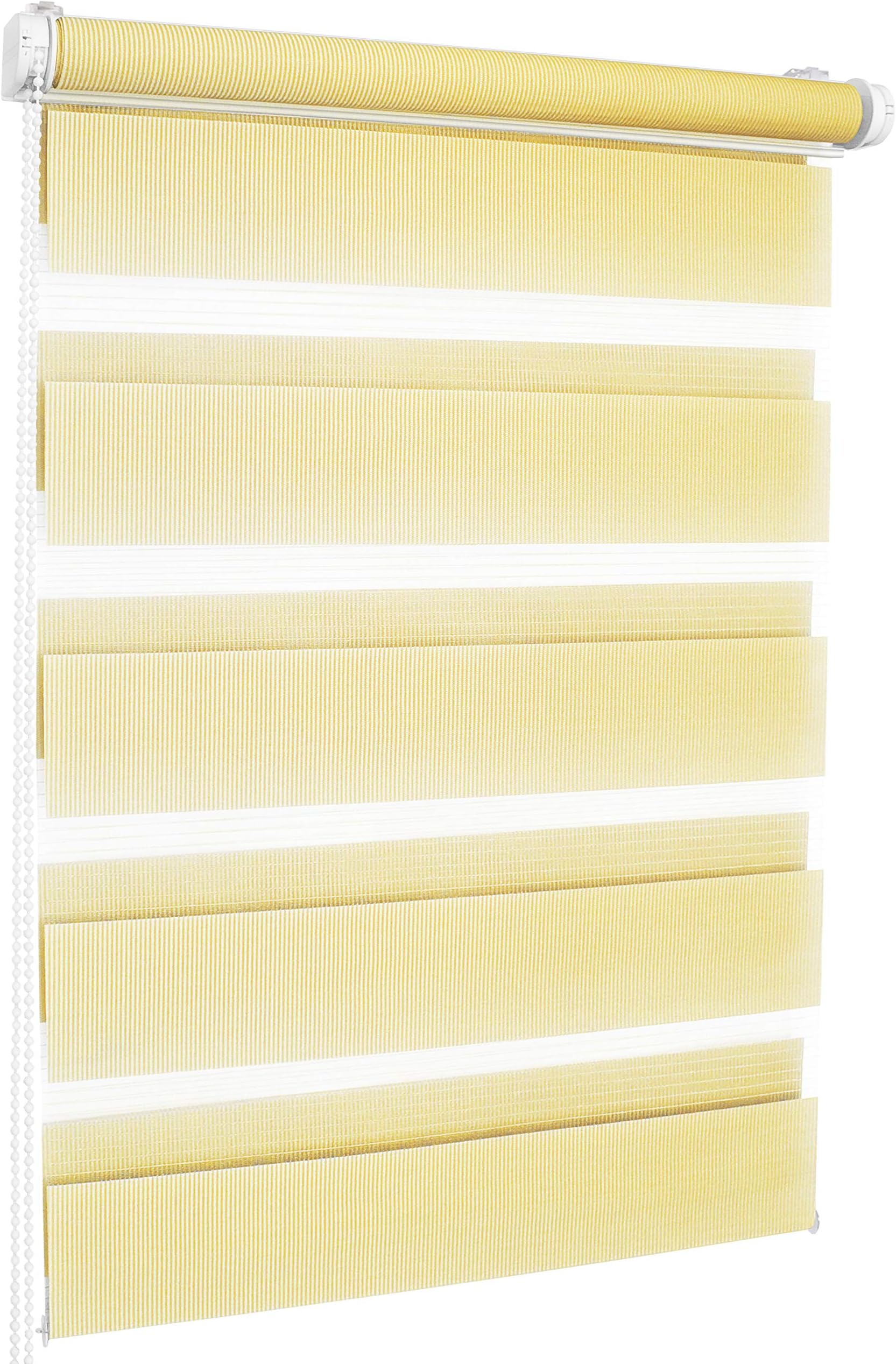 Rollmaxxx Roller Blind, Polyester, Yellow, 120 x 150 cm