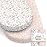 Baby Bassinet Sheets Girl (Fleurette) 2-Pack - Fitted Bedside Bassinet Sheets - Buttery Soft Cotton Blend for Standard Mattress Pad - Compatible with Halo BassiNest