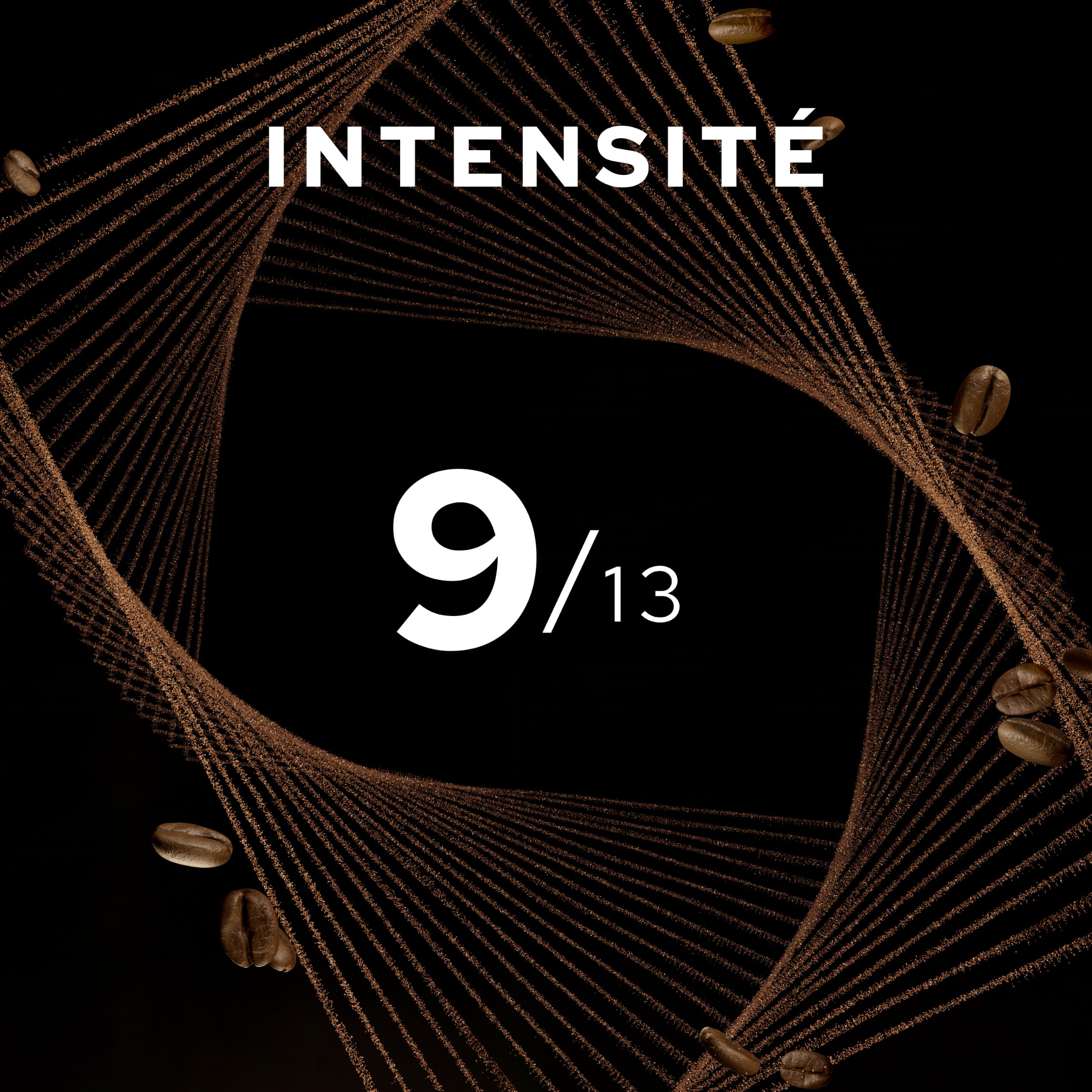 CARTE NOIRE - kapsułki kawy Espresso Intense N°9 kompatybilne z Nespresso - Kawa Arabica - Giga Format 80 aluminiowych kapsułek - Wyprodukowano we Francji