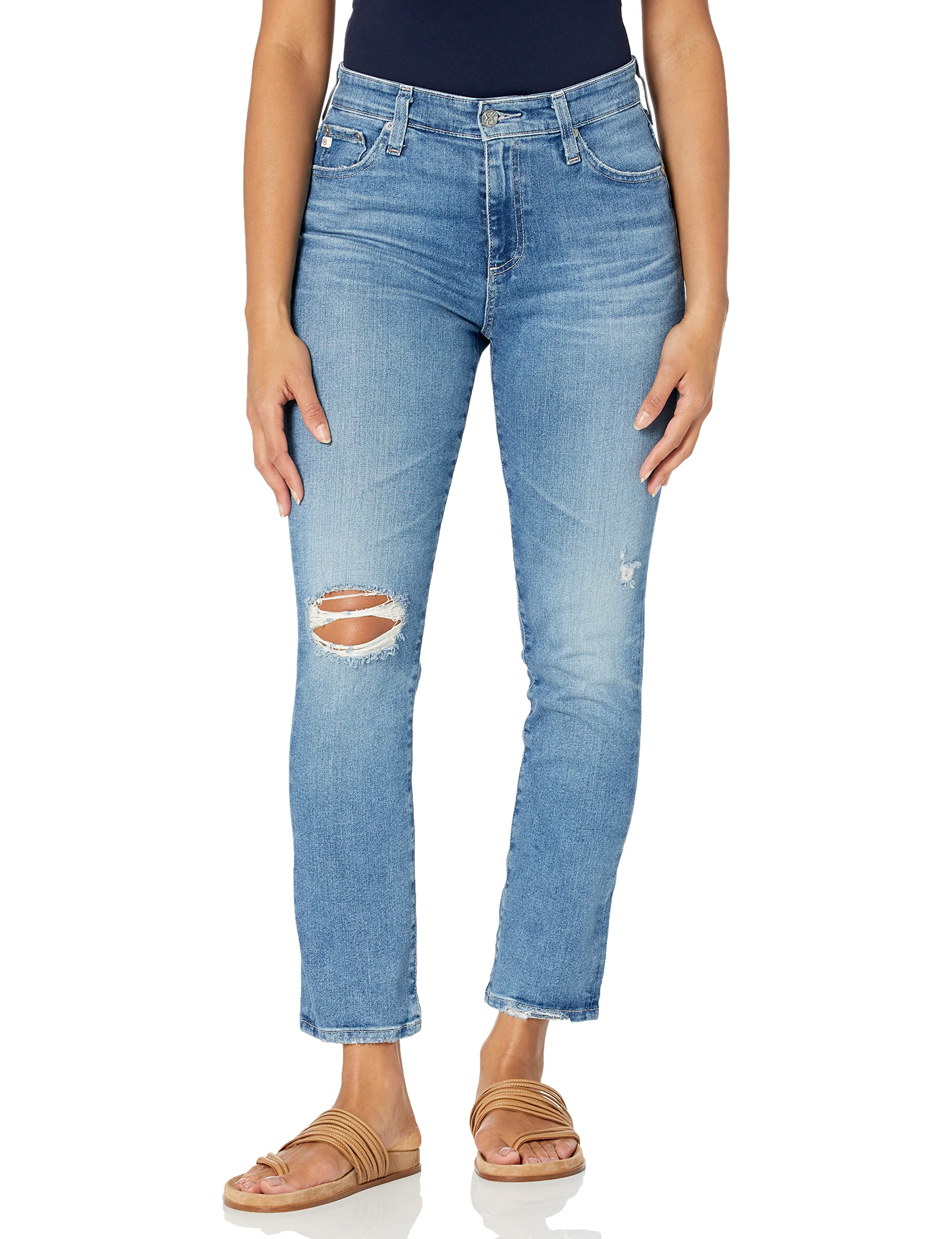 AG Adriano GoldschmiedWomen's Mari Crop Jeans