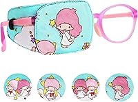 Vista 12 de Astropic Parche de algodón y seda para gafas para niños (ojo derecho, globo)