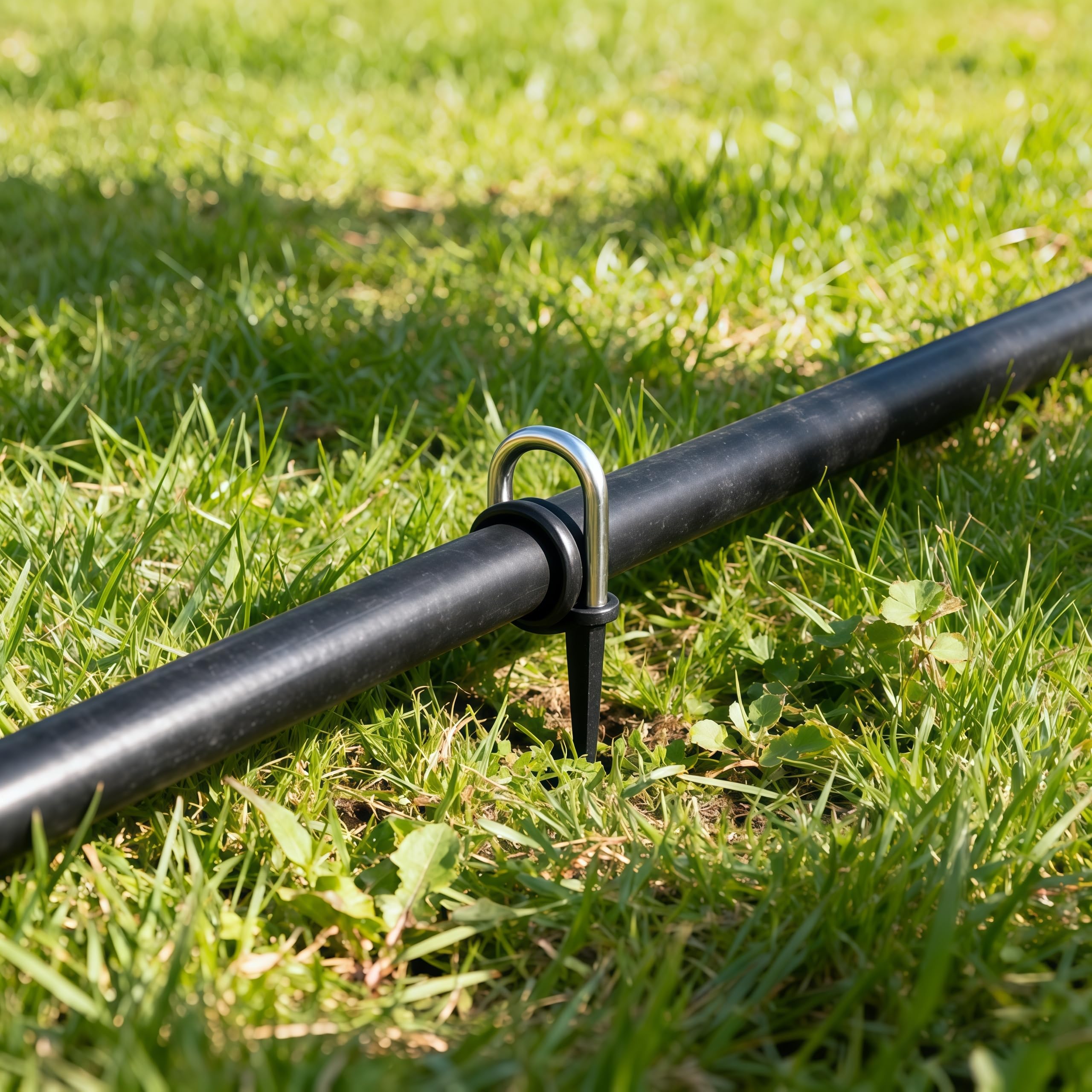 Atlantic Grapas de jardín de 4 pulgadas, acero inoxidable resistente, paquete de 10
