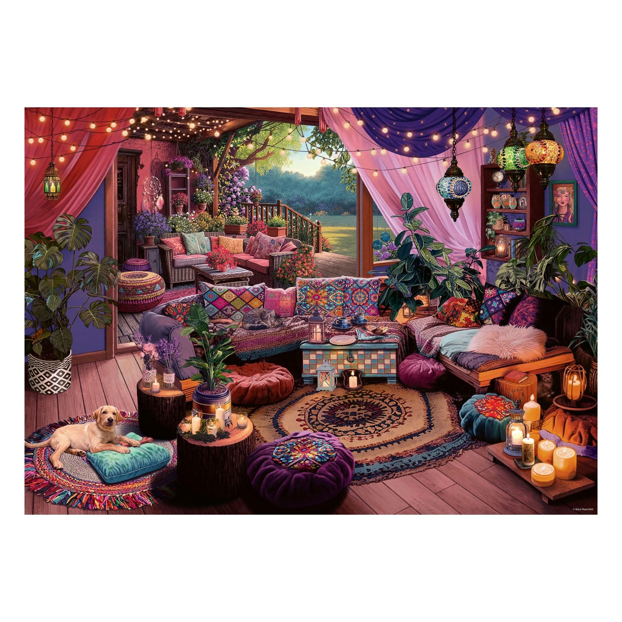 My Haven No.12 Boho Retreat Puzzle1000 PiecesBrand New And Sealed from B&Q