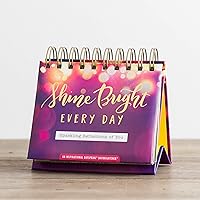 Vista 2 de DaySpring - Brilla Intensamente Cada Día: Reflejos Brillantes de Ti - Un DayBrightener Inspiracional de DaySpring - Calendario Perpetuo (10176)