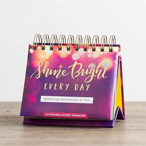 Miniatura 2 de DaySpring - Shine Bright Every Day Sparkling Reflections of You - Un iluminador de día inspirador de DaySpring - Calendario perpetuo (10176)