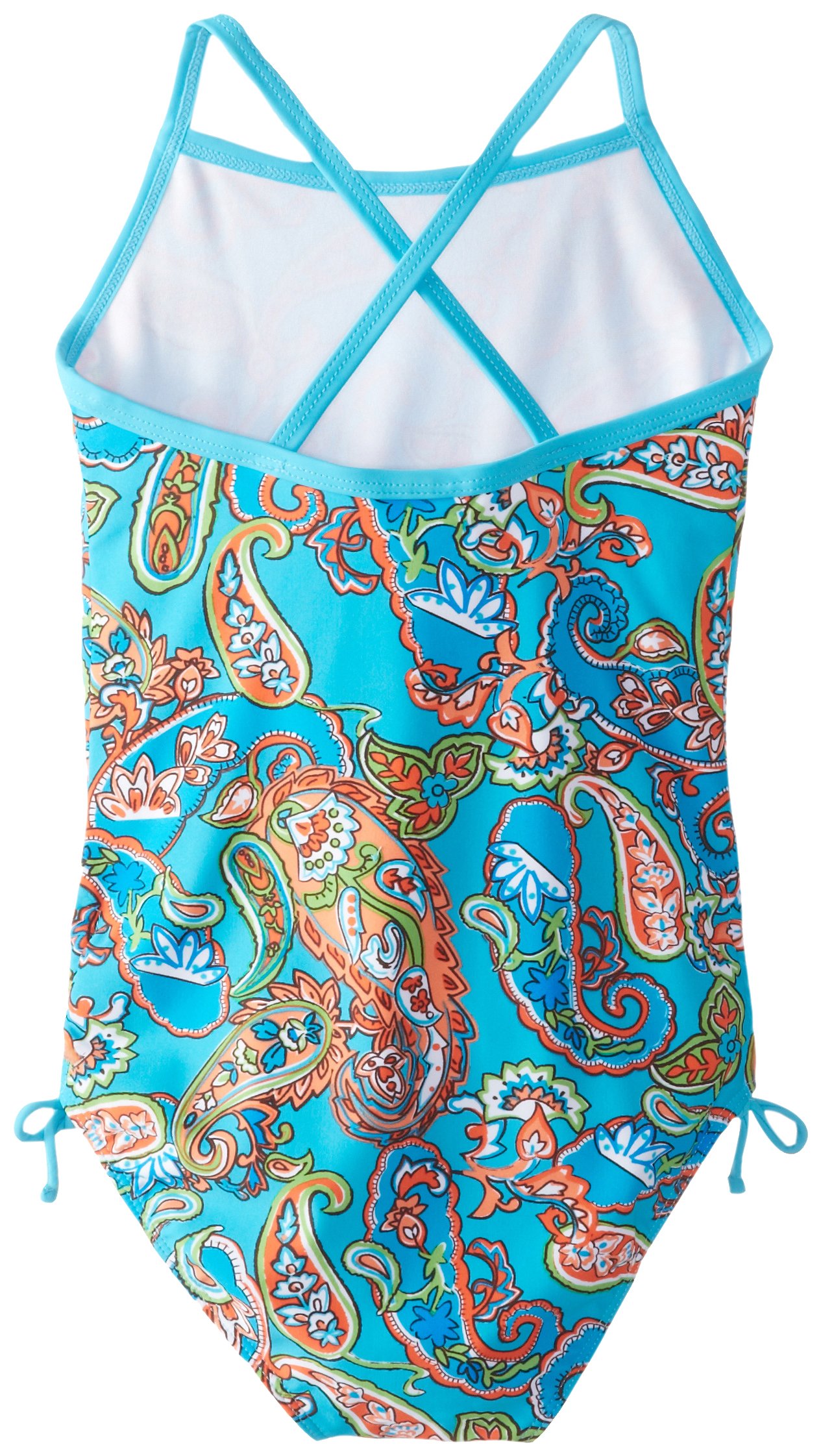 Kanu Surf Girls' Bali Beach Sport Banded One Piece Swimsuit