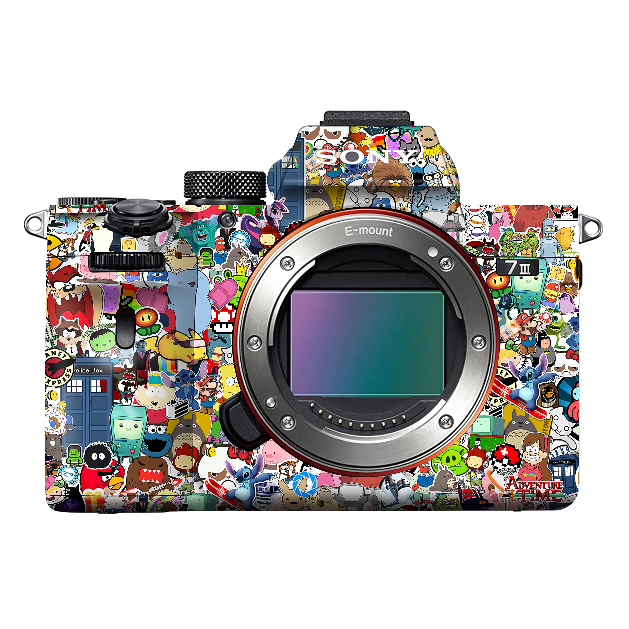 Premium DSLR Camera Scratchproof Protective Skin for Sony A7 Mark iii (3) - No Residue Removal, Bubble Free, Scratch Resistant, Stretchable, HD Quality Printed Wrap- HDCS 005-image-7