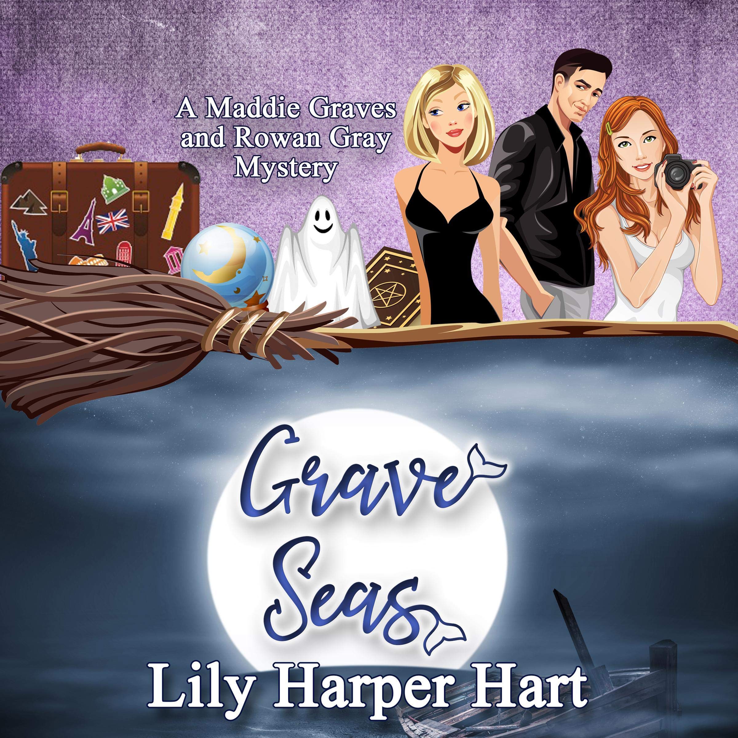 Cover art for Grave Seas: A Maddie Graves and Rowan Gray Mystery