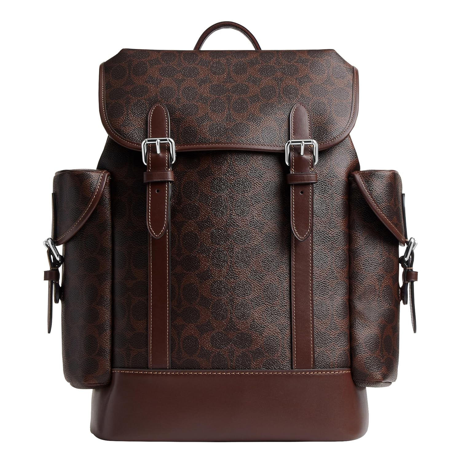 COACH Mens Hitch Backpack In Signature Canvas Maple One Size