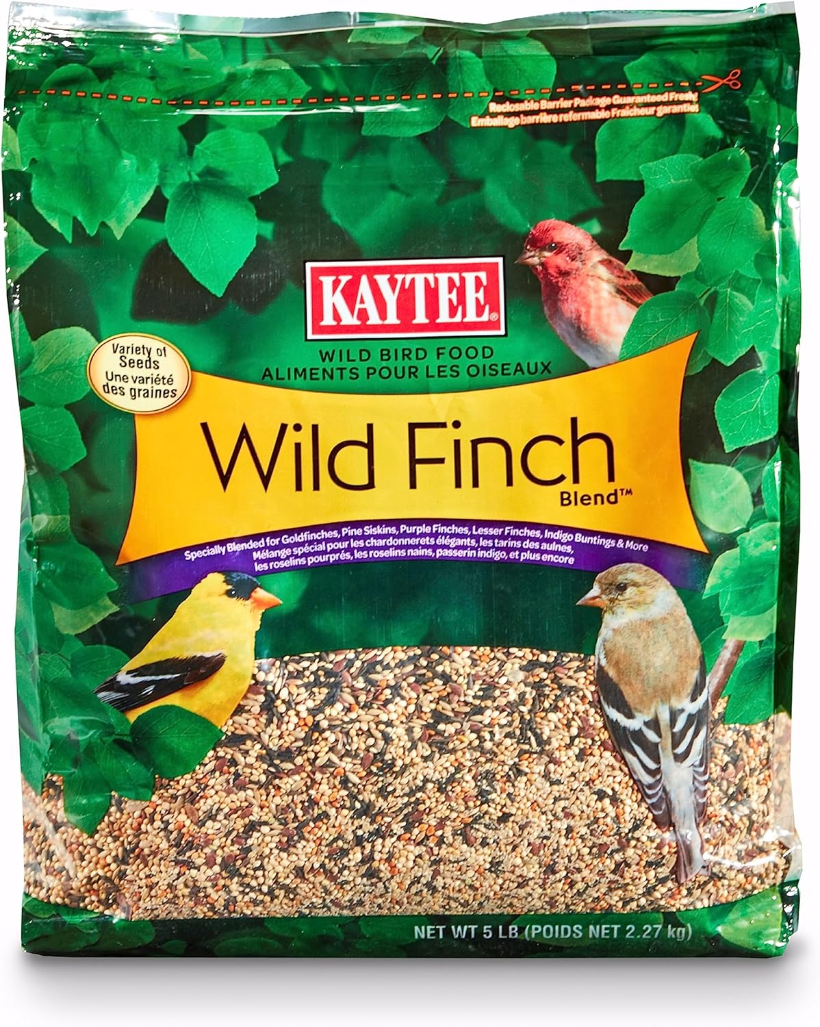 Kaytee Wild Bird Finch Food Blend, 5 lb Pet Supplies