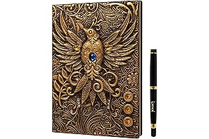 DND Journal With 3D Gold Phoenix Embossed Cover