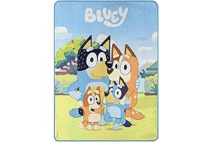 Northwest Bluey Micro Raschel Throw Blanket: A Cozy Haven for Bluey Fans