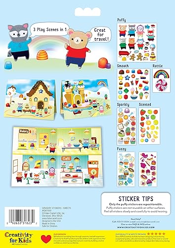 Miniatura 2 de Creativity for Kids Calcomanías sensoriales actividades de juego sensorial para niños pequeños, actividades de libro silenciosas para preescolar y